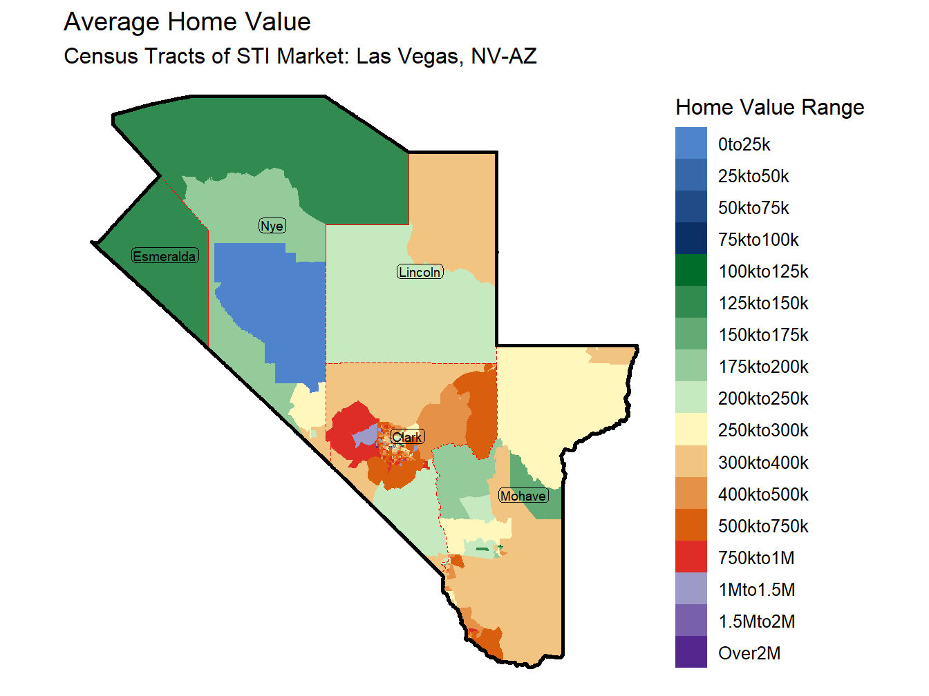 Home Value Thematic