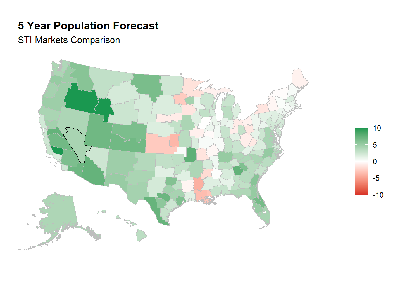 5 year Forecast Market Map