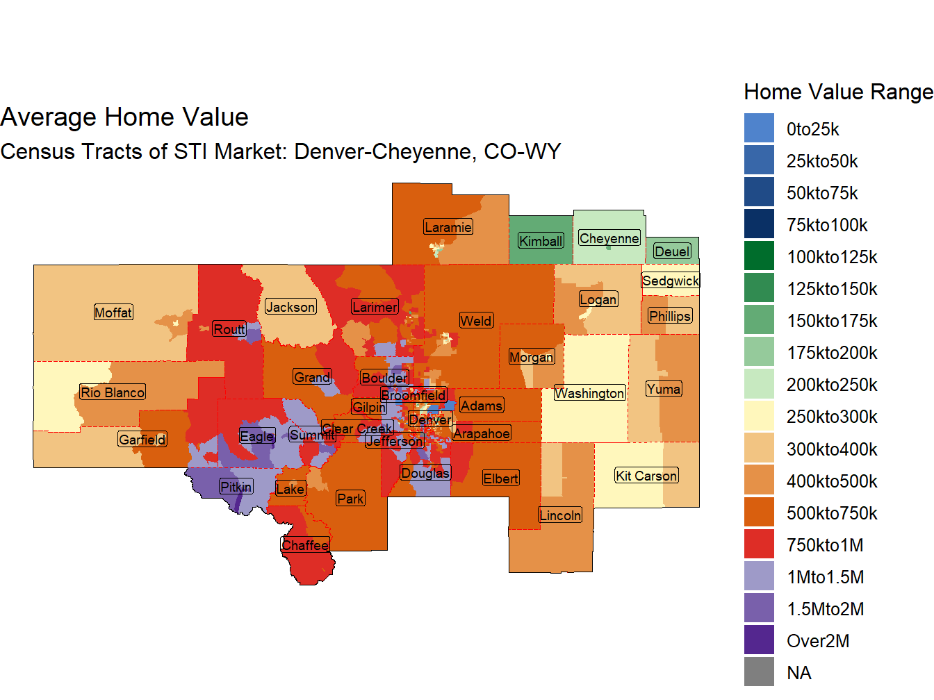 Home Value Thematic