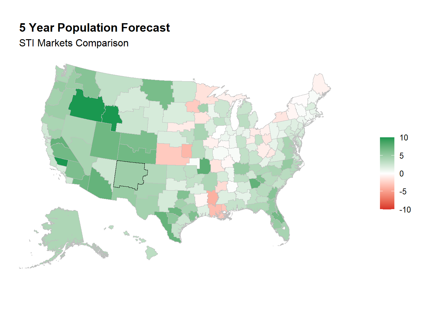 5 year Forecast Market Map