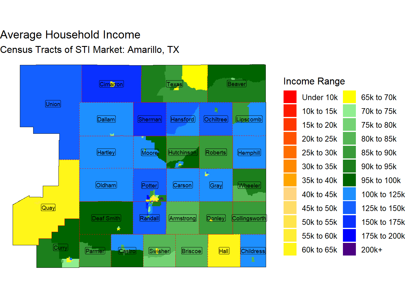 Household Income Thematic