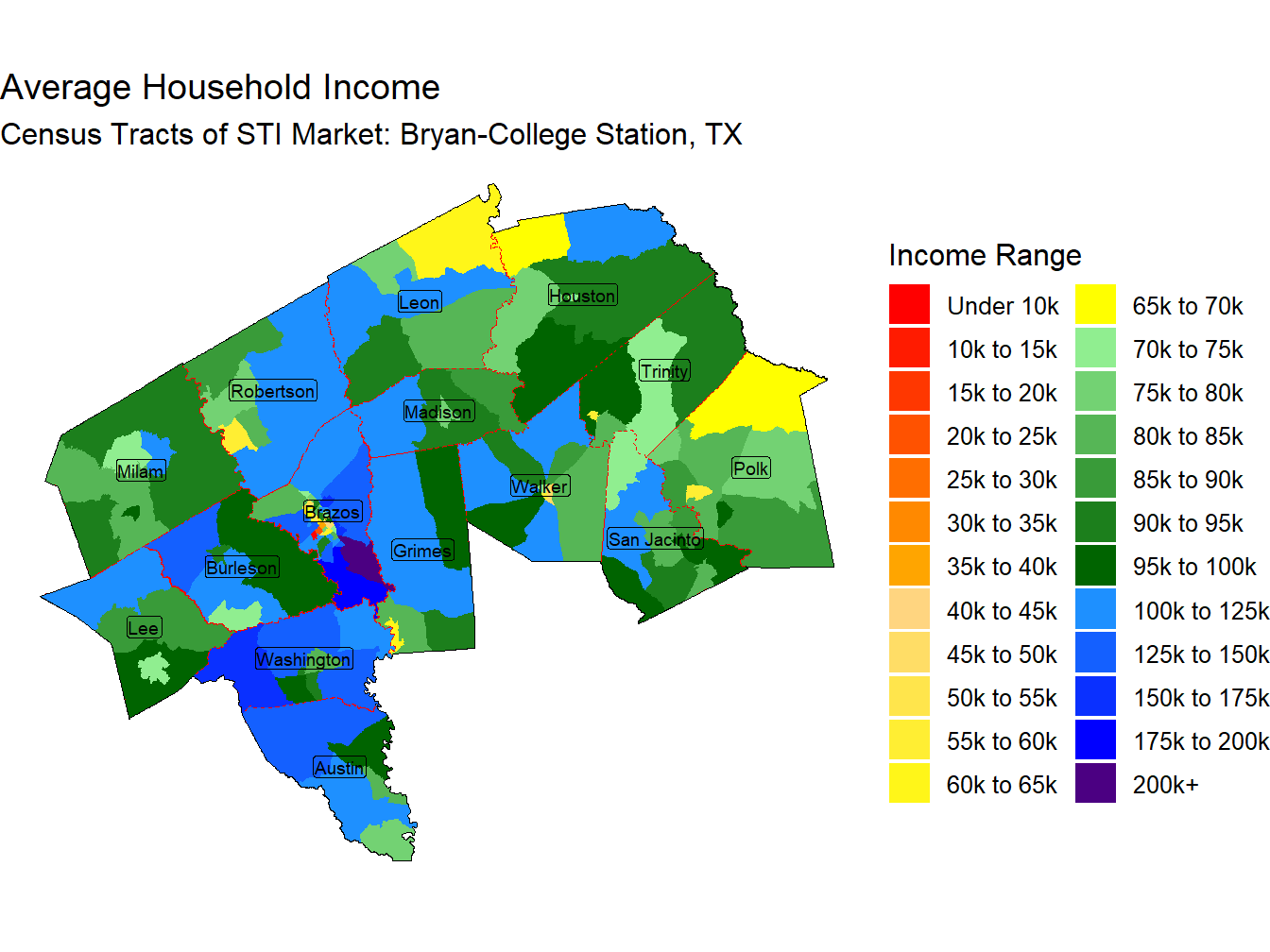 Household Income Thematic