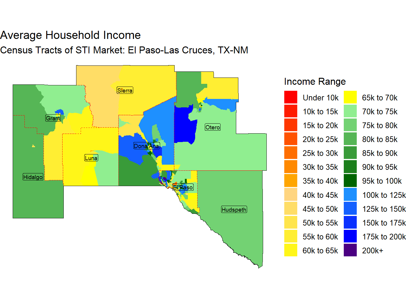 Household Income Thematic