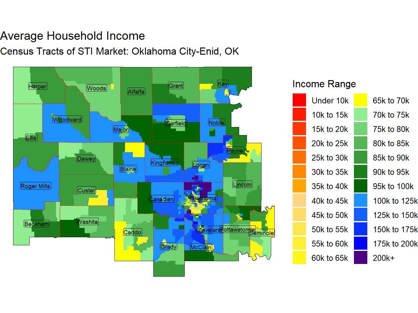 Household Income Thematic