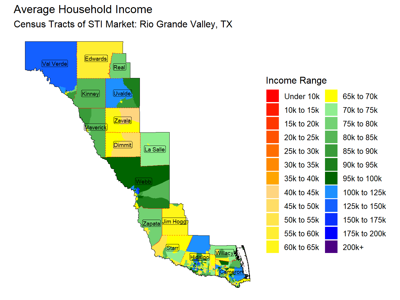 Household Income Thematic