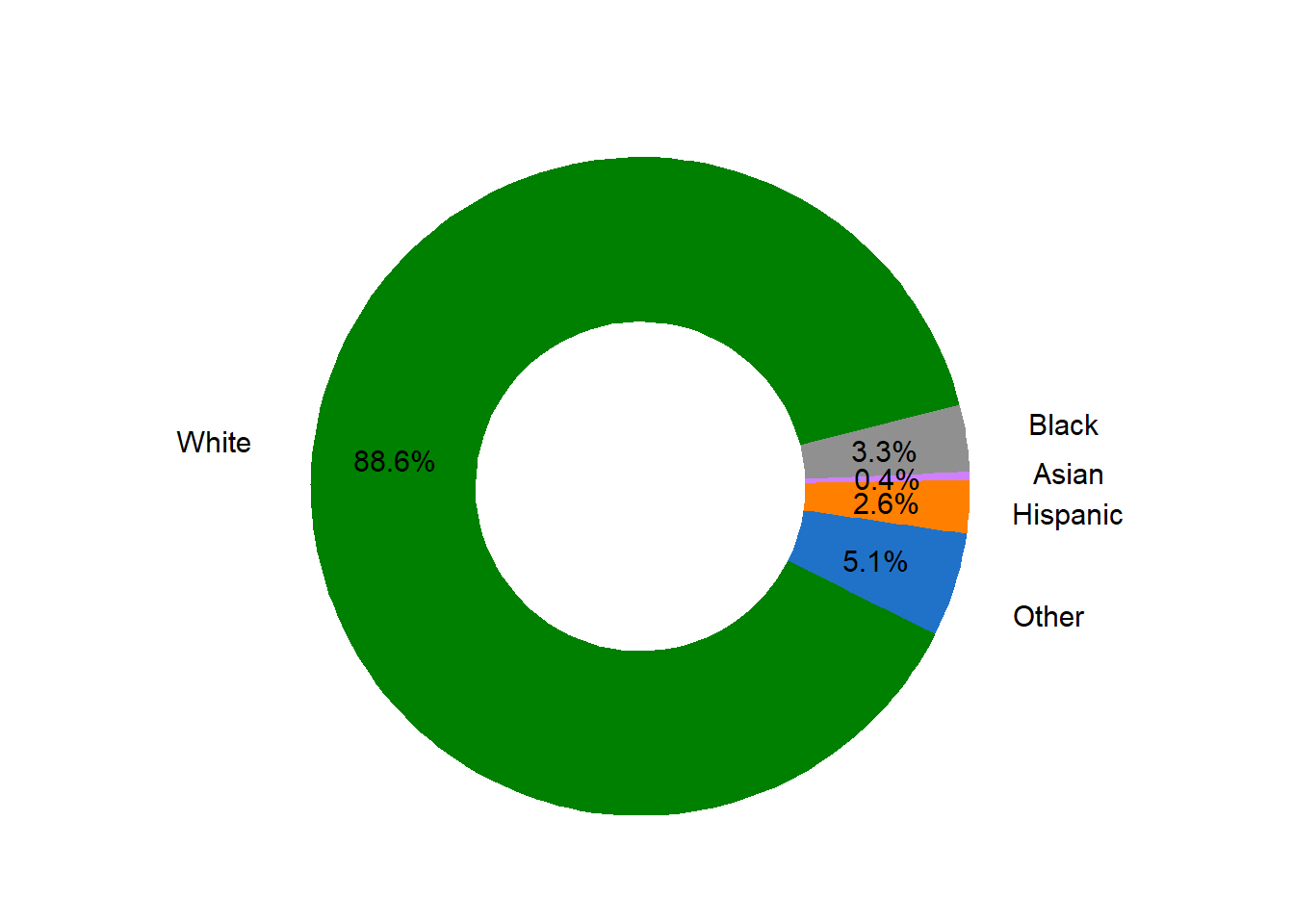 Ethnicity Proportion in Market