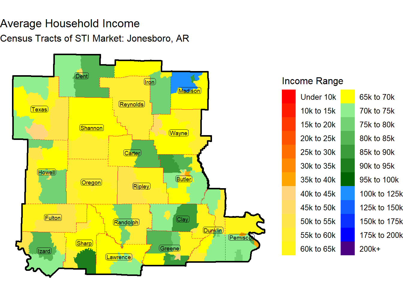 Household Income Thematic