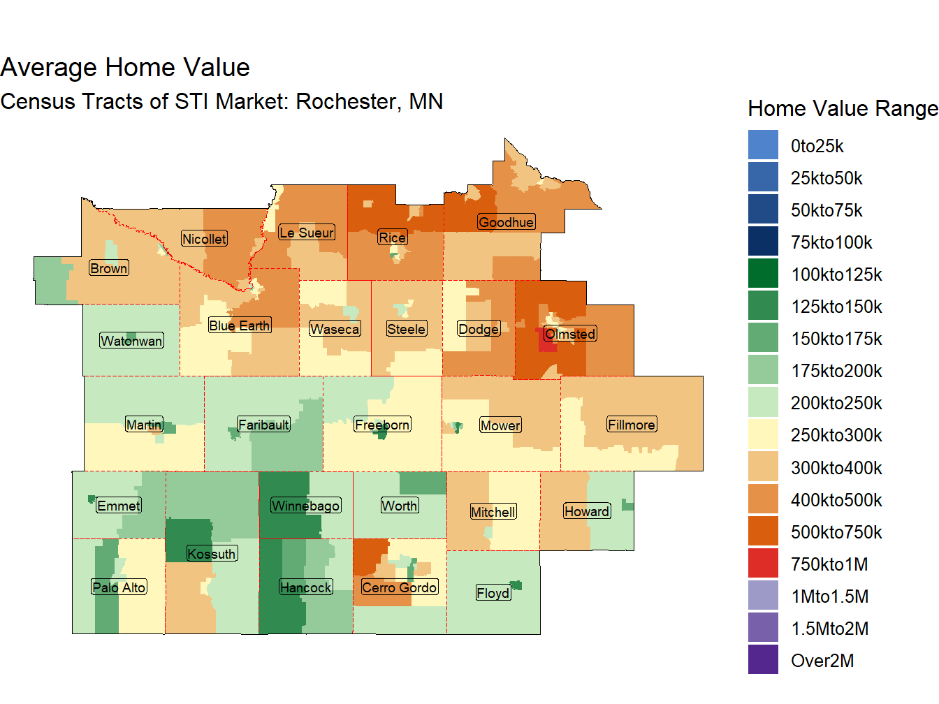 Home Value Thematic