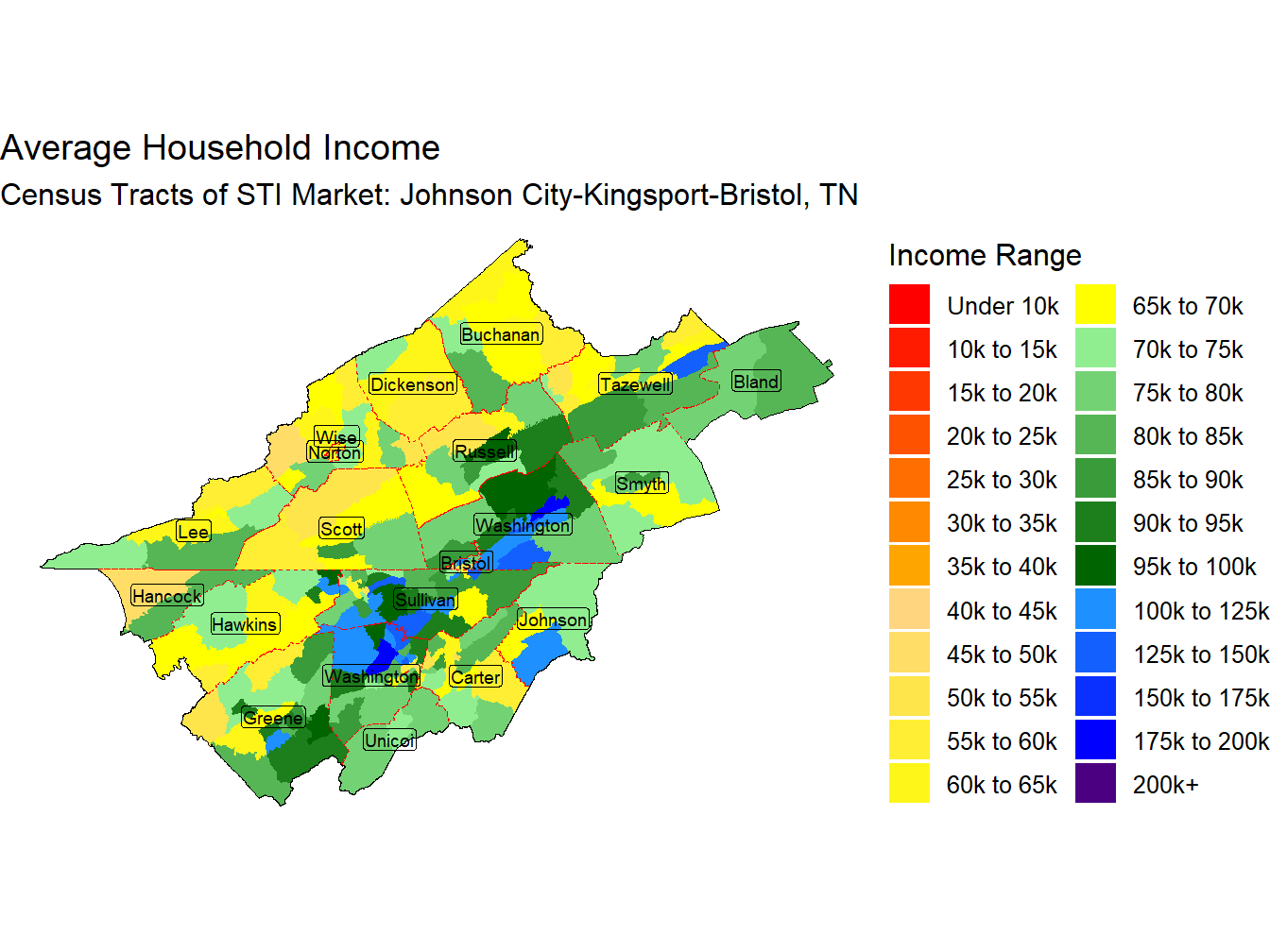 Household Income Thematic