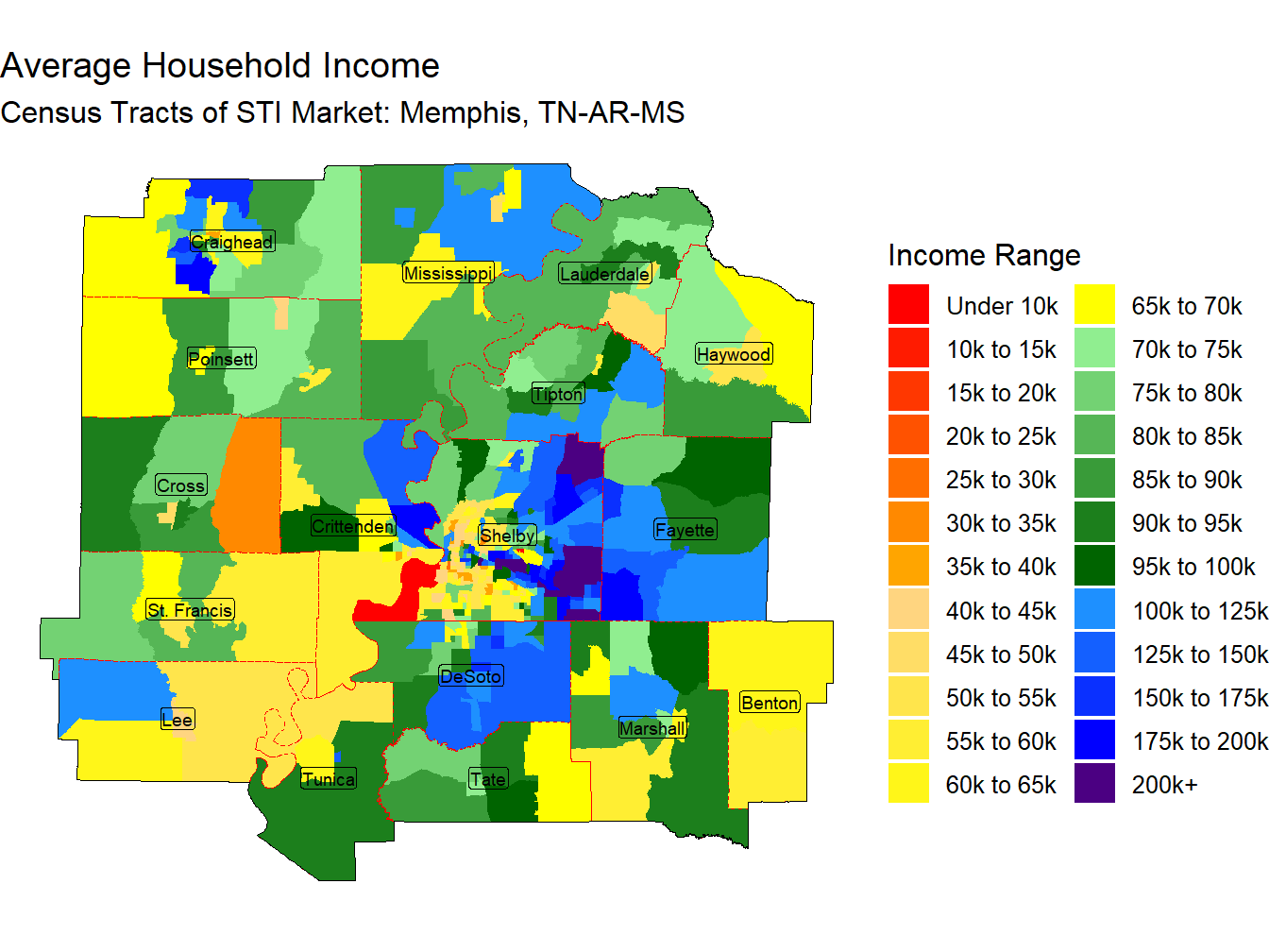 Household Income Thematic