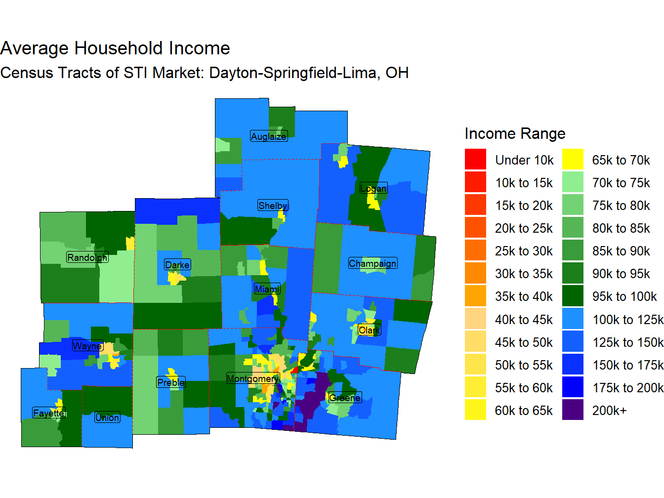 Household Income Thematic