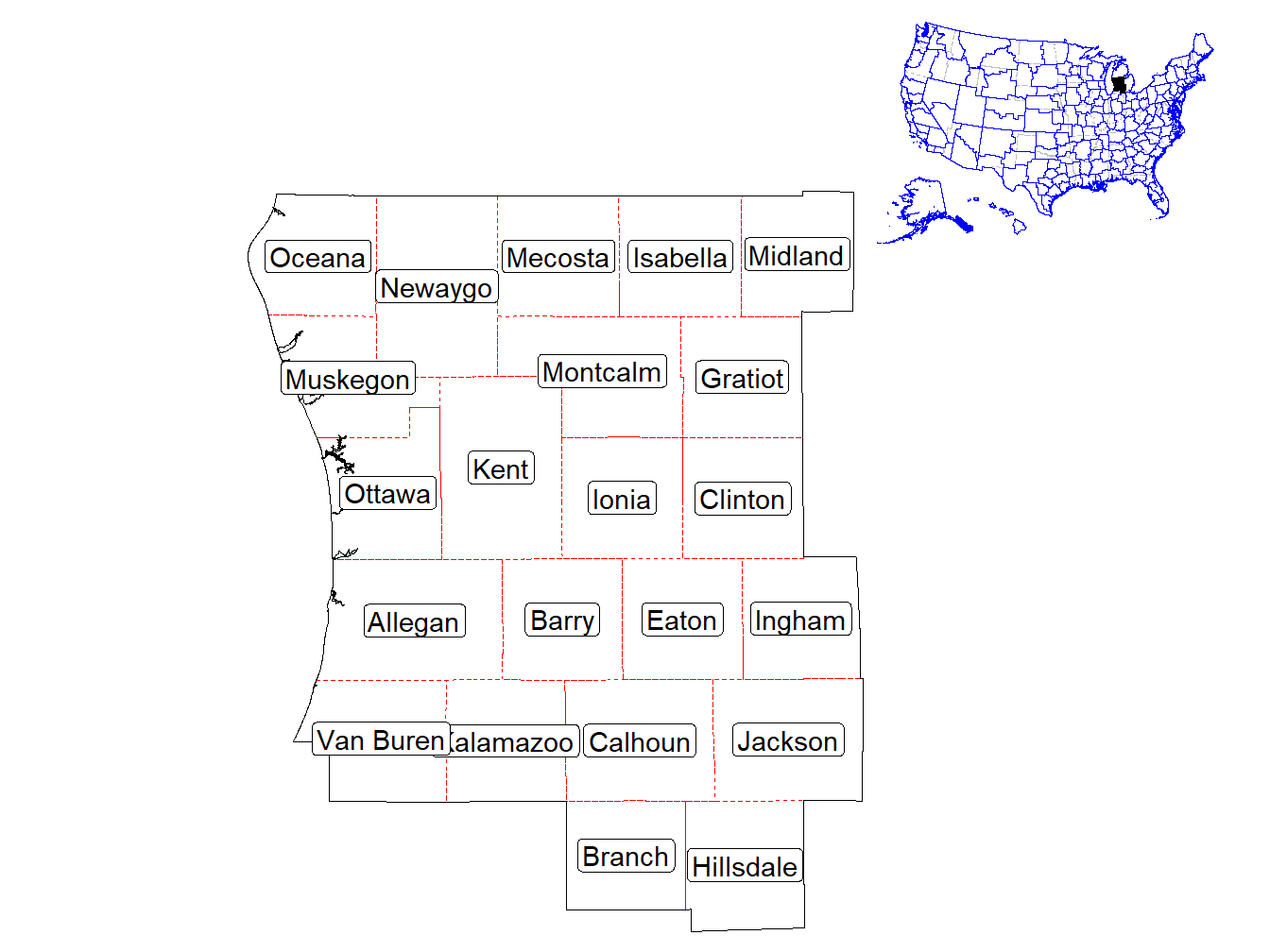 Counties in the Market