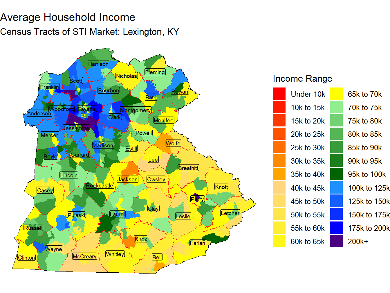 Household Income Thematic