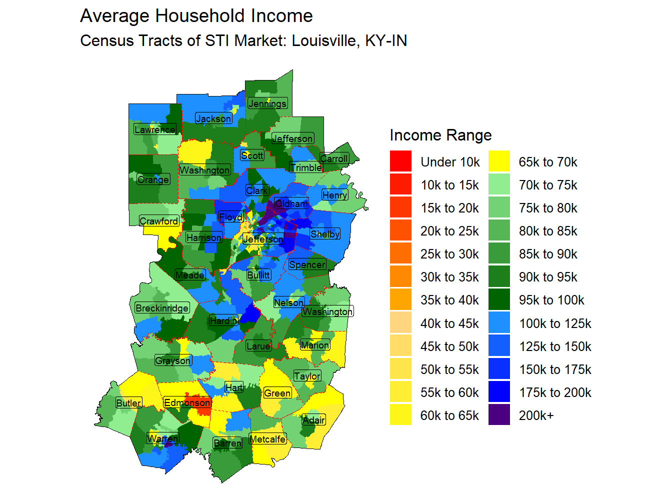 Household Income Thematic