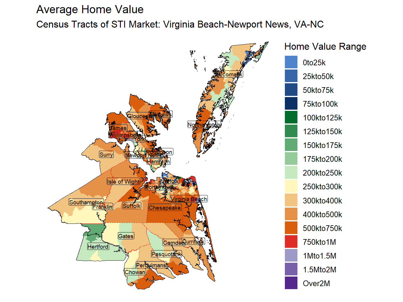Home Value Thematic