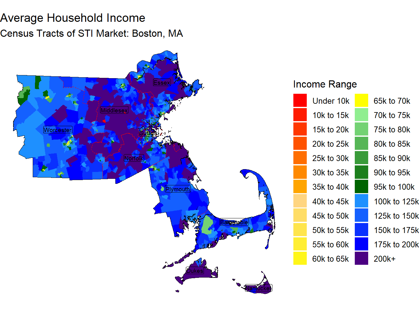 Household Income Thematic
